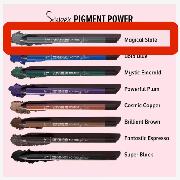 It Cosmetics Superhero No-Tug Sharpenable Gel Eyeliner, Magical State - Picture 3 of 8